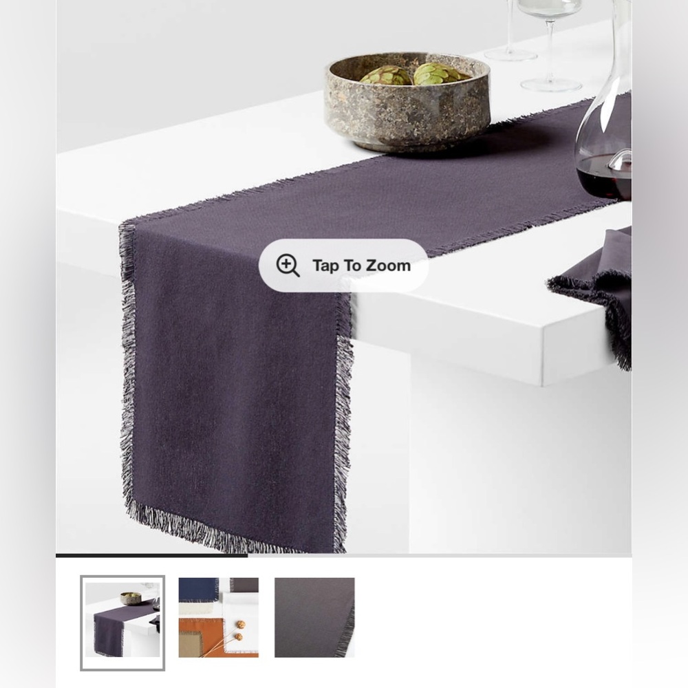 Crate&barrel Table Runner